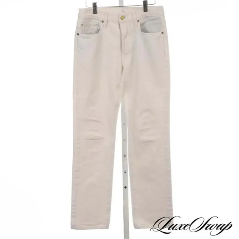 Sid Mashburn Men's Ecru Denim Straight Fit Jeans